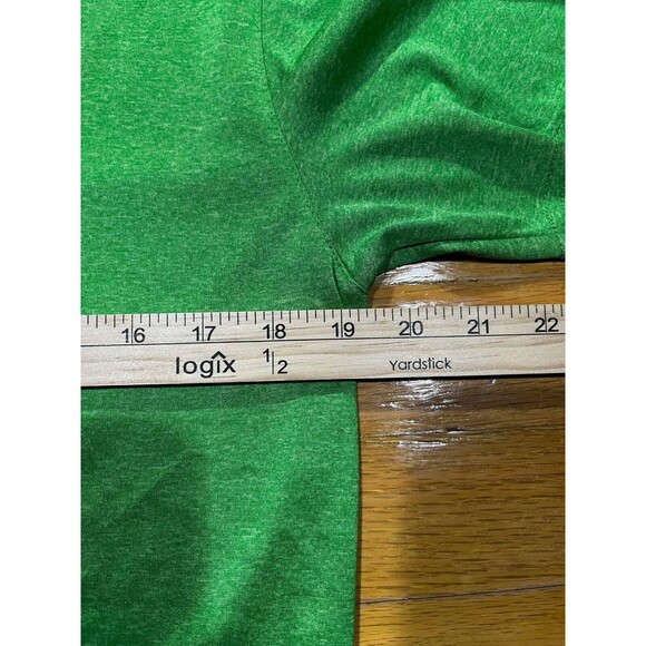 Hammer Bowling Polo Men's Size S Green Polo Patch 1/4 Button Up Gecko Athleisure - Picture 7 of 7